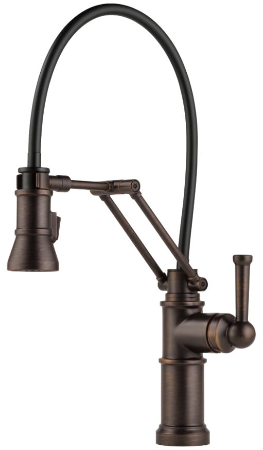 Brizo Artesso® Venetian Bronze® Single Handle Articulating Kitchen Faucet-0