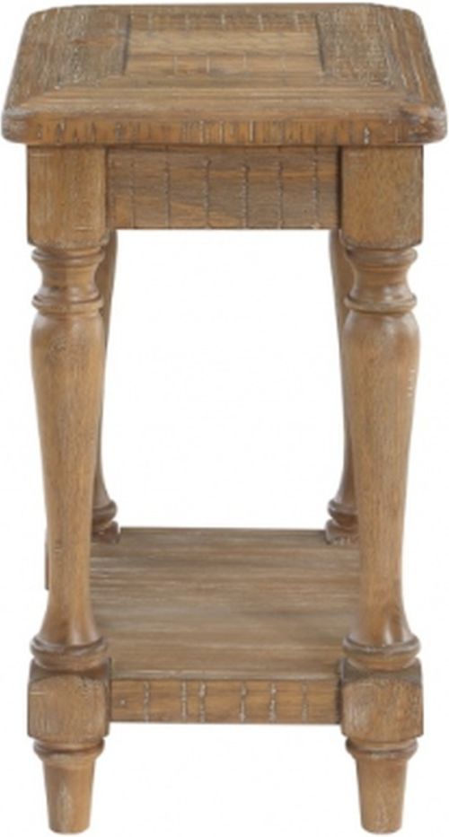 Winners Only® Augusta Rustic Brown Chair Side Table-2