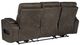 Ashley® Warrior Peak Umber Power Reclining Sofa with Adjustable headrest-4