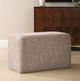 Uttermost® Kelce Caramel/Cream Woven Checkered Ottoman-2