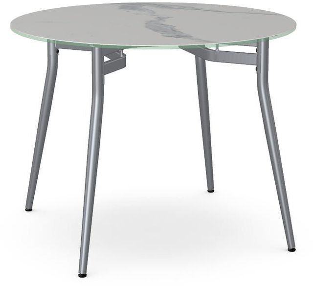 Amisco Customizable Alys 30" Italian Porcelain Round Table-0