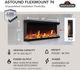 Napoleon Astound™ FlexMount Series 74'' Black Wall Mounted Electric Fireplace-4