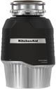 KitchenAid 1 HP Continuous Feed Black Garbage Disposal-0