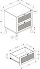 Monarch Specialties Inc. White End Table -1