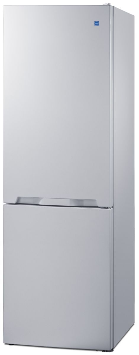 Summit® 24" 11.7 Cu. Ft. White Counter Depth Bottom Freezer Refrigerator-1