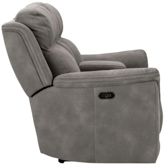 Signature Design by Ashley® Next-Gen DuraPella Slate Power Reclining Loveseat with Console and Adjustable Headrest-3