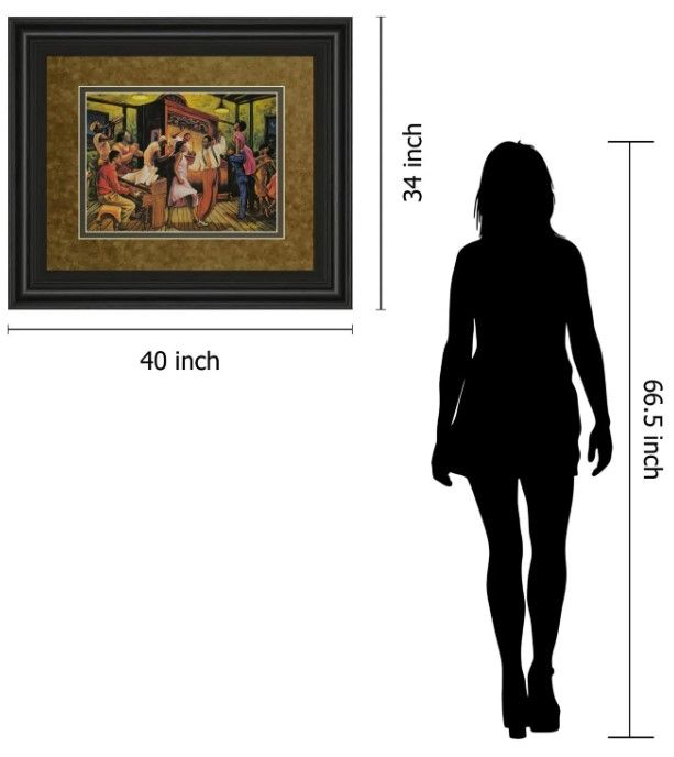 Classy Art Swing High By Sarah Jenkins Framed Print Wall Art-3