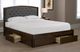 Titus Furniture Espresso 54" Full Panel Bed-0