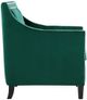 Mazin Furniture Grazioso Forest Green Upholstered Accent Chair-2
