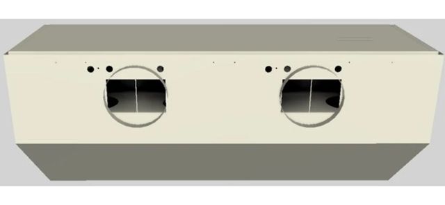 Vent-A-Hood® 54" Biscuit Wall Mounted Range Hood-3
