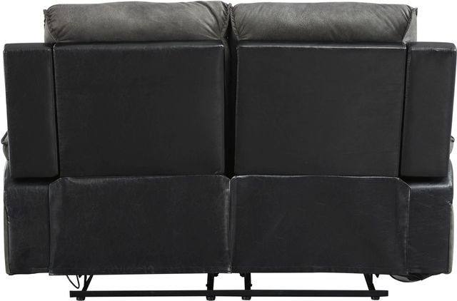 Signature Design by Ashley® Woodsway Gray Glider Loveseat-2