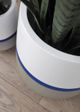 Le Present Belly Half/Half White And Blue 18" Planter-5