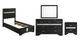 Coaster® Miranda 4-Piece Black Twin Storage Bedroom Set-0