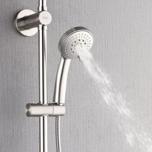 Forno Acqua AcquaSPA Brushed Nickel Retrofit Shower System-1