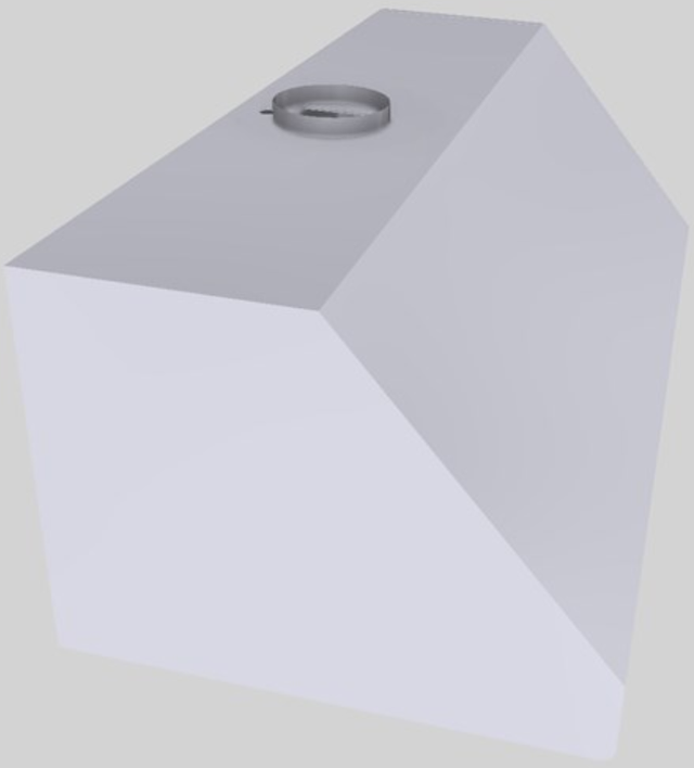 Vent-A-Hood® 48" White Wall Mounted Range Hood-2