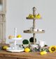 A & B Home Brown 30" 3-Tier Round Serving-3