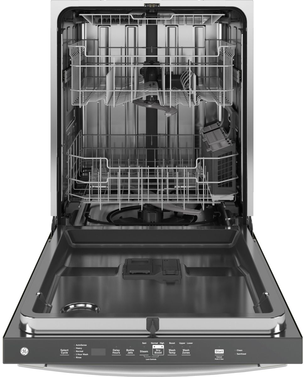 GE 24 White Top Control Built In Dishwasher Appliance Plus
