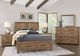 Vaughan-Bassett Yellowstone Chestnut Natural Queen Storage Panel Bed-2
