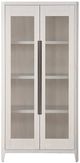 Universal Explore Home™ New Modern Zella White Oak Display Cabinet-3