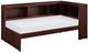 Homelegance® Rowe Dark Cherry Twin Bookcase Corner Platform Bed-0