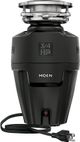 Moen® EX Series 0.75 HP Continuous Feed Black Garbage Disposal-0