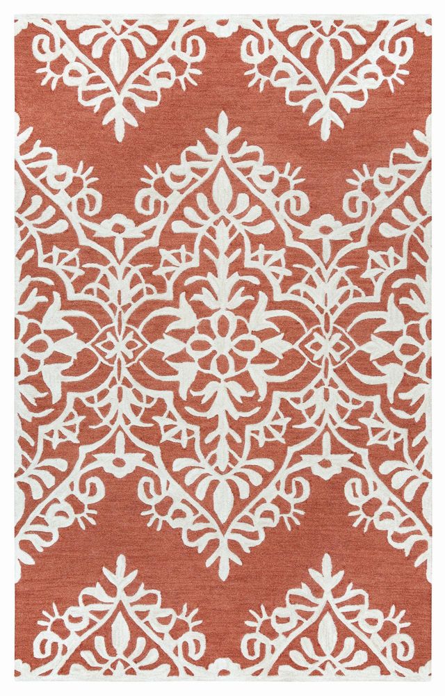 Rizzy Home Caterine Red 5' x 8' Rug-0