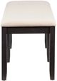 Linon Jordan Dark Charcoal Dining Bench-4
