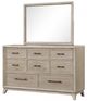 Furniture of America® Midhurst 4-Piece Oak Queen Bedroom Set-4