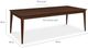 Bassett® Furniture Copenhagen Espresso Dining Table with Leaf-3
