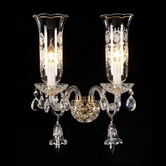 Michael Amini® Winter Palace Clear 2-Light Wall Sconce-4