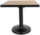 CabanaCoast® Customizable Kensington Wooden 36" Outdoor Square Pedestal Dining Table-0