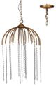 A & B Home Vintage Glamour Gold Chandelier-0