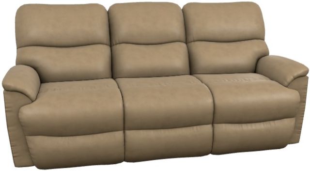 La-Z-Boy® Trouper Silt Power Reclining Sofa with Headrest and Lumbar-0