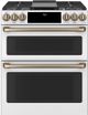 Café™ 30" Matte White Slide In Dual Fuel Range-2