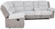 Powell® Withers 3-Piece Tan Manual Reclining Curved Sectional-4