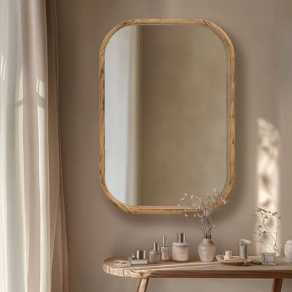 YHD Brown Braham Accent Mirror-1
