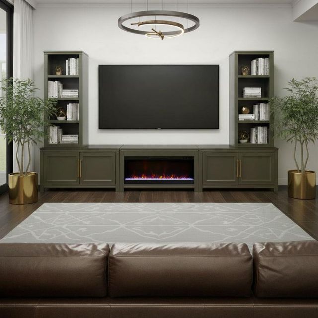 Legends Home The Cove Shadow Grove Modular Fireplace Cabinet-1