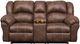 Affordable Furniture 1000 Telluride Cafe Manual Reclining Loveseat with Console-2