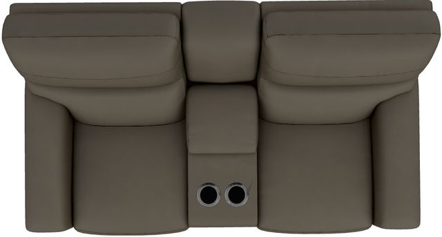 La-Z-Boy® Ava Mineral Leather Manual Reclining Loveseat with Console-4