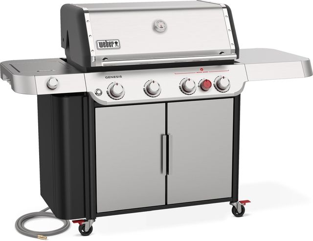 Weber® Genesis 4-Burner Stainless Steel Freestanding Natural Gas Grill-2