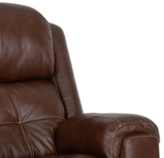 Franklin™ Corwin Dakota Brown Leather Manual Rocker Recliner-1