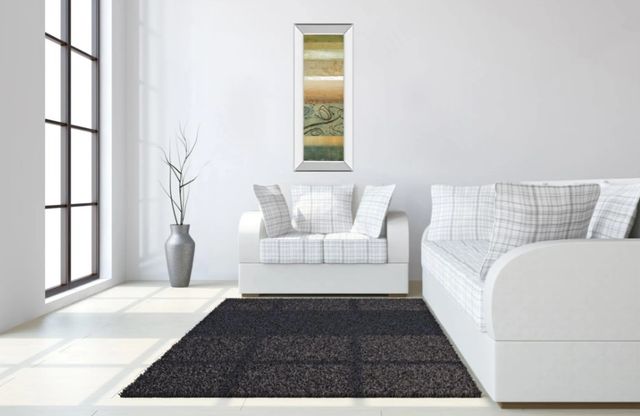 Classy Art Bluemood I by Selina Werbelow Mirror Framed Wall Art-3