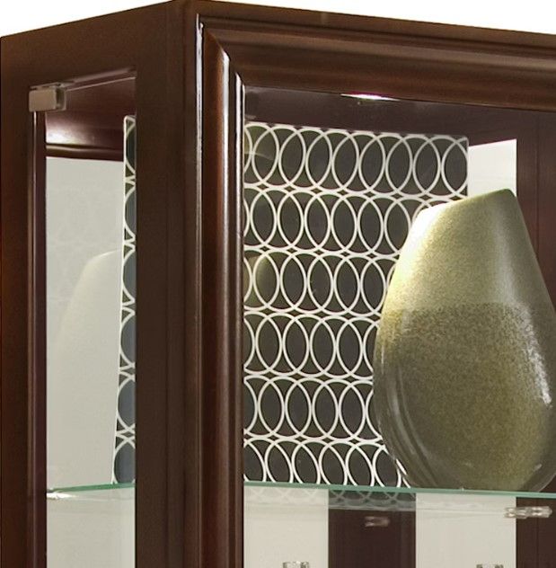Pulaski™ PFC Dark Chocolate Cherry II Curio-1