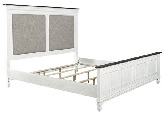 Liberty Furniture Allyson Park 3-Piece Charcoal/Wirebrushed White Bedroom Set-1