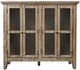 Jofran Inc. Rustic Shores Watch Hill Weathered Gray 4-Door Accent Cabinet-2