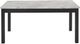 New Classic® Home Furnishings Celeste 64" Black Dining Table with Gray Marble -2