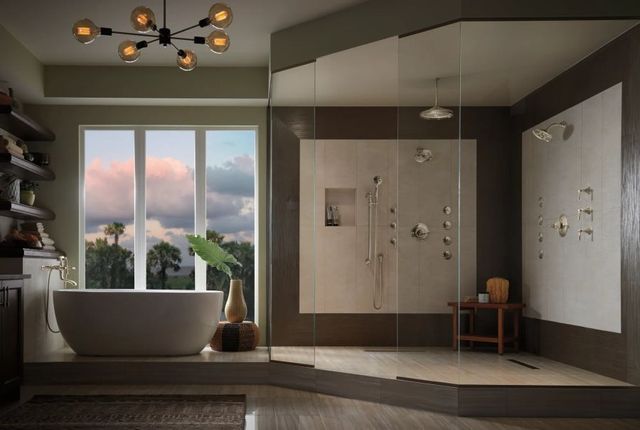 Brizo Essential™ Brilliance® Polished Nickel 11" Classic Round Single-Function Raincan Shower Head-4