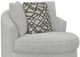 Corinthian Furniture Dutton Ivory Swivel Accent Chair-1