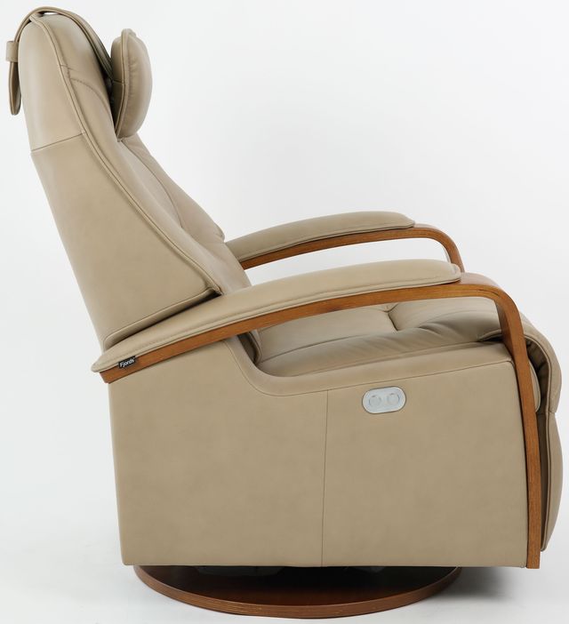 Fjords® Relax Helsinki Tan Small Dual Motion Swivel Recliner-3