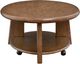 Magnussen Home® Tanner Tawny Brown Oval Cocktail Table with Casters-2